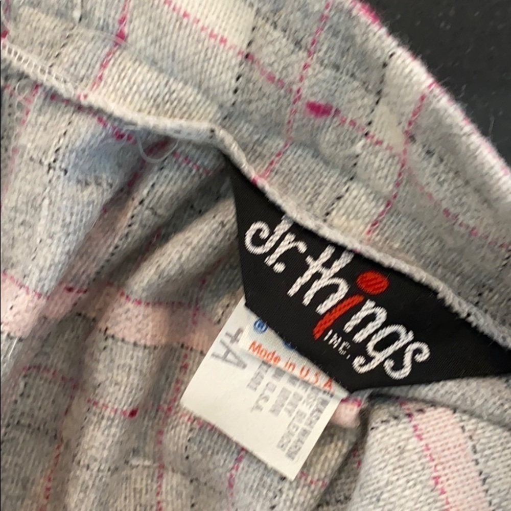 Vintage plaid midi skirt with pockets - Picture 5 of 7